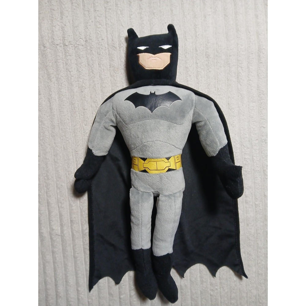 Kohl's Cares Batman With‎ Cape 16" Plush Black and Gray DC Comics Stuffed Toy